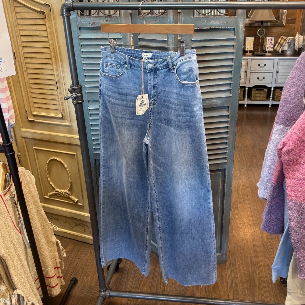 Easel Soft Washed Stretch Denim Pants